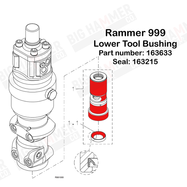 Rammer 999 Lower Bushing