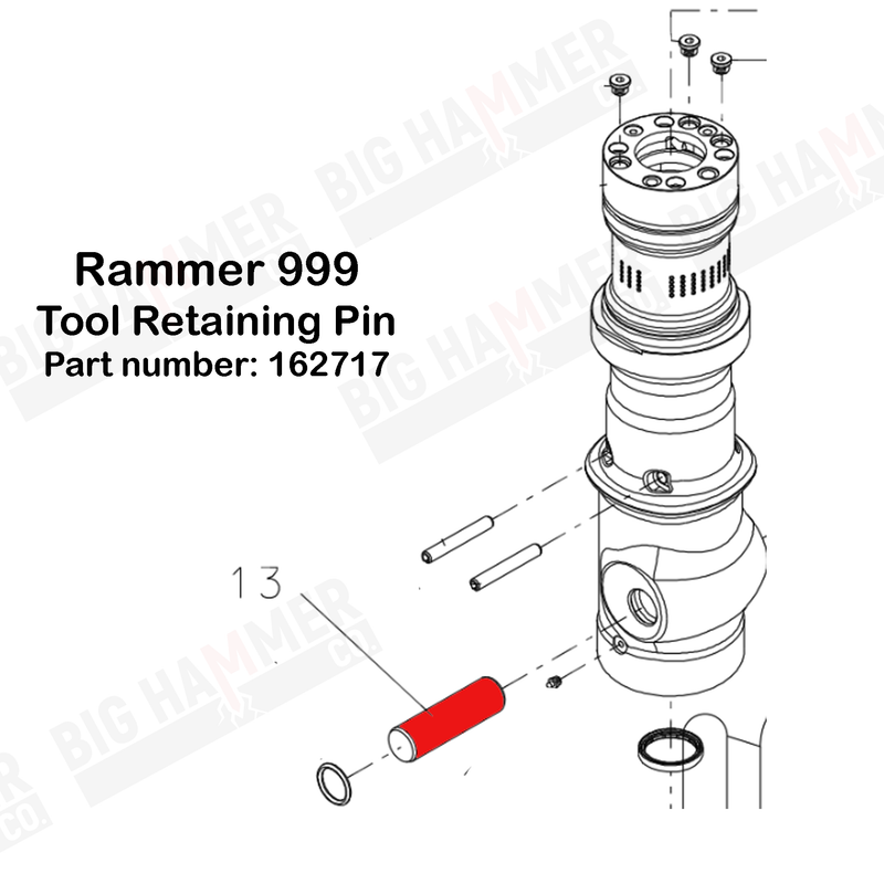 Rammer 999 Tool Retaining Pin