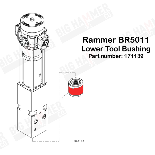 Rammer 5011 Lower Bushing