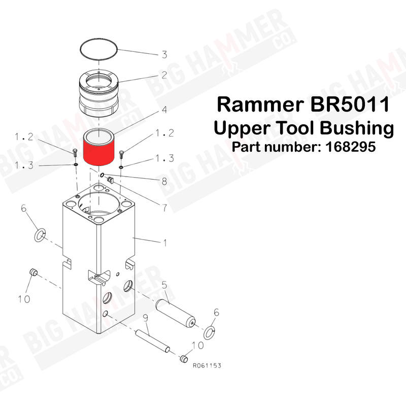 Rammer 5011 Upper Bushing