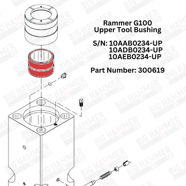 Rammer G100 Upper Bushing