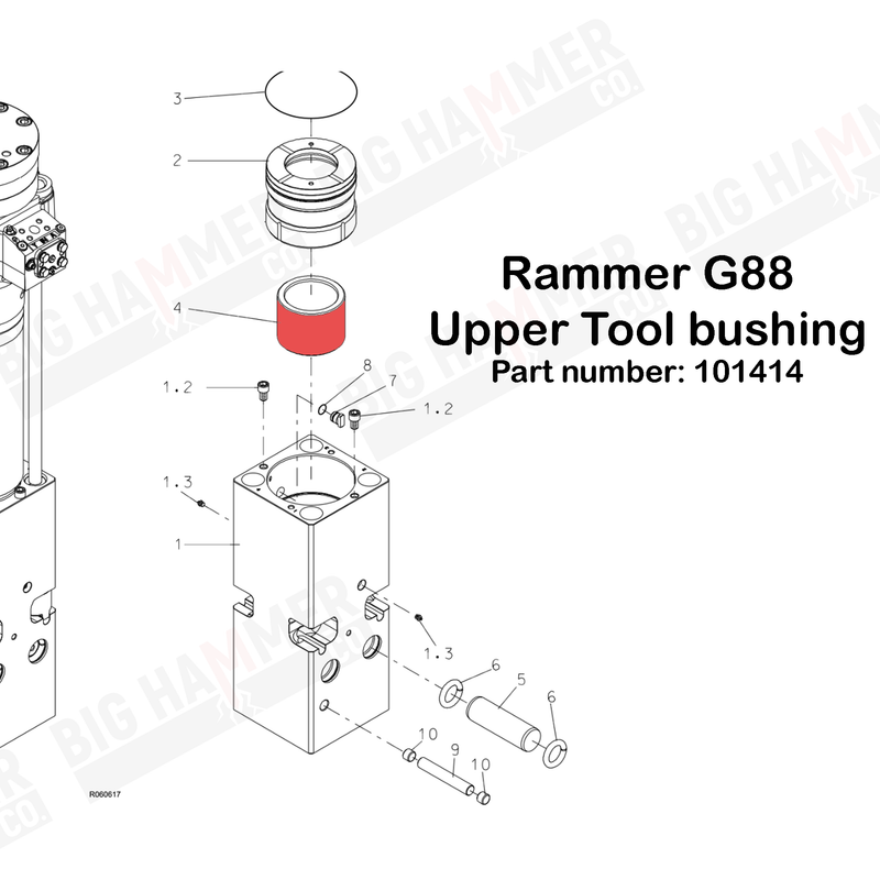 Rammer G88 Upper Bushing