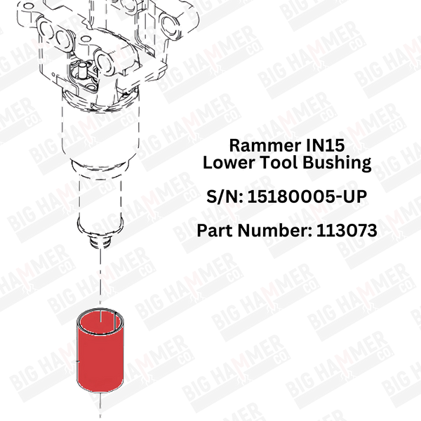 Rammer IN15 Lower Bushing