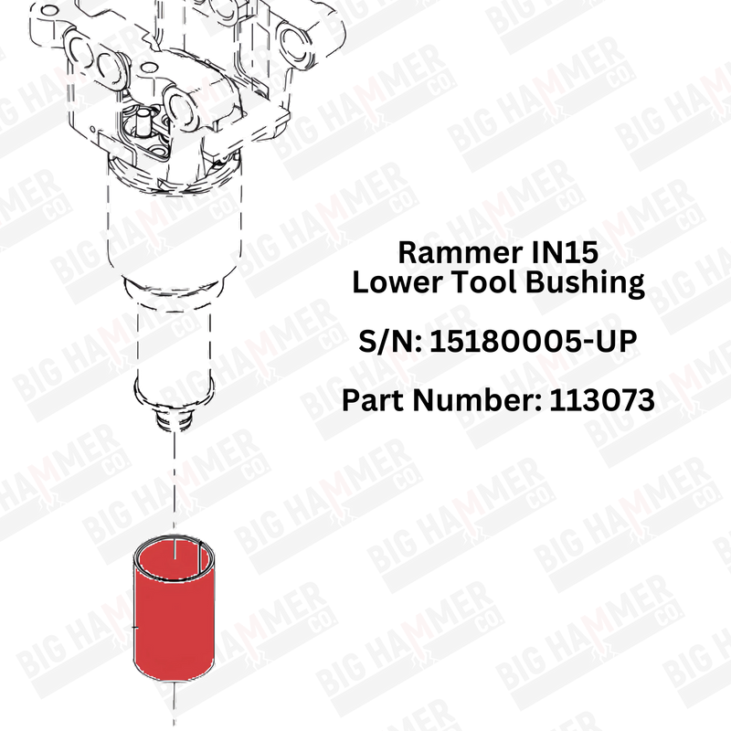 Rammer IN15 Lower Bushing