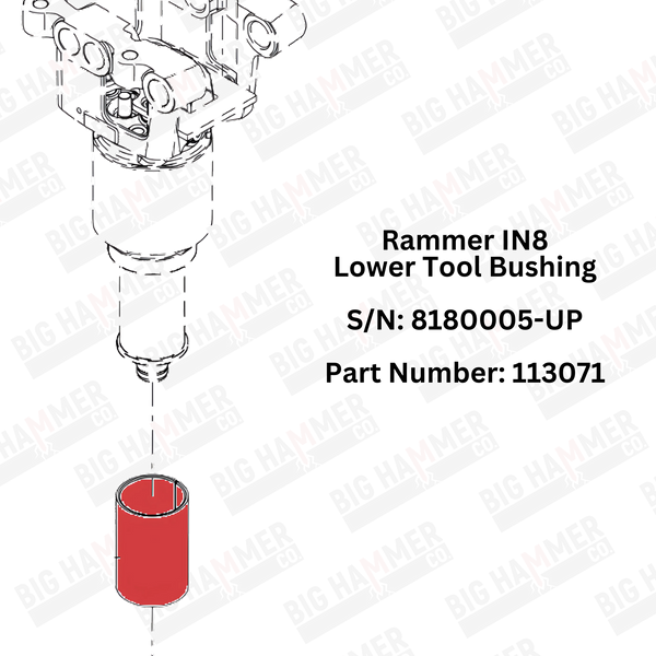Rammer IN8 Lower Bushing