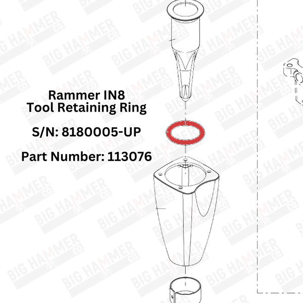 Rammer IN8 Tool Retaining Ring