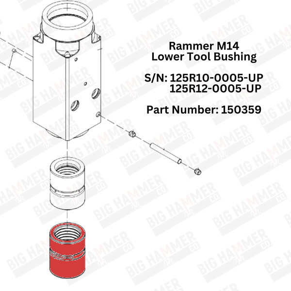 Rammer M14 Lower Bushing