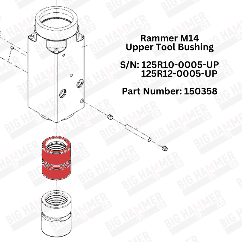 Rammer M14 Upper Bushing