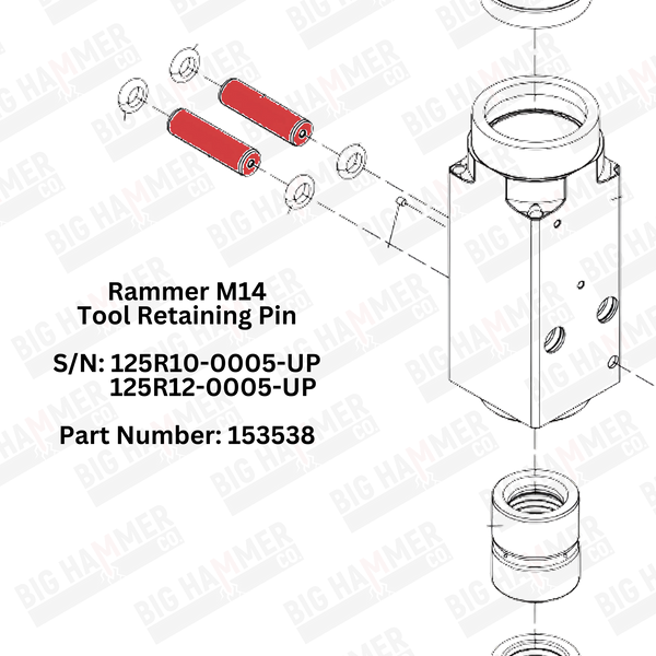 Rammer M14 Tool Retaining Pin