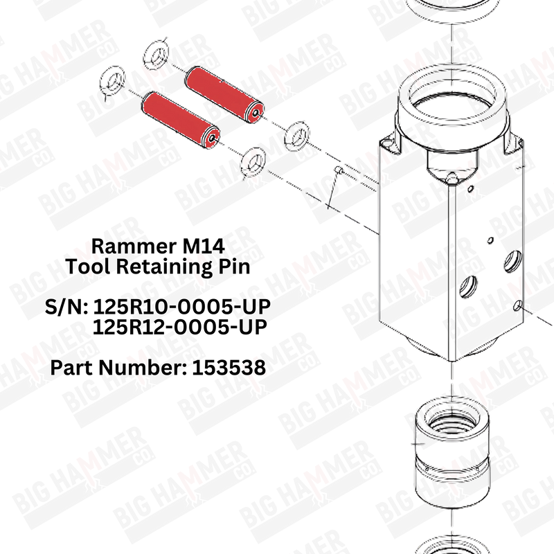 Rammer M14 Tool Retaining Pin