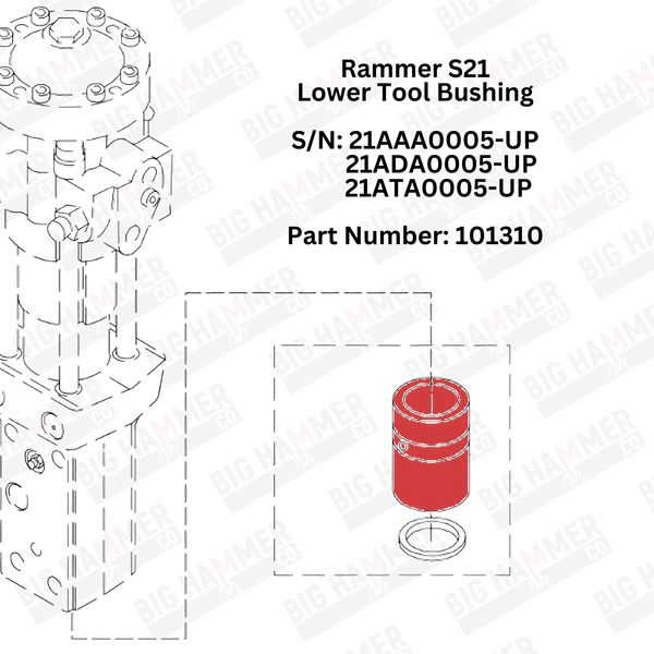 Rammer S21 Lower Bushing