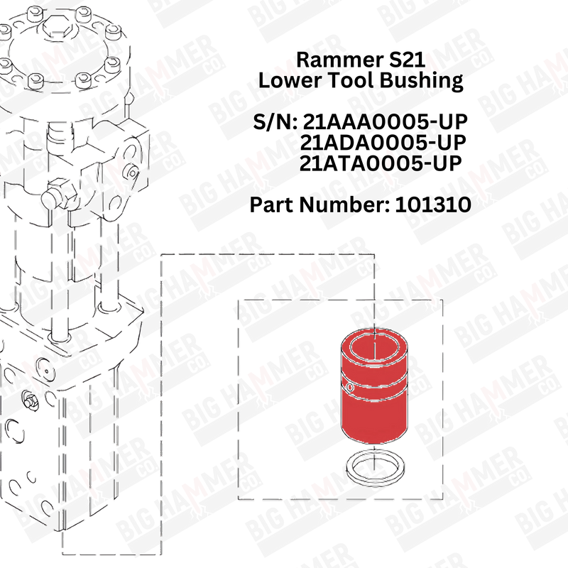 Rammer S21 Lower Bushing