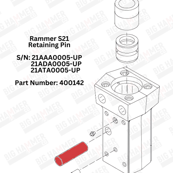 Rammer S21 Tool Retaining Pin