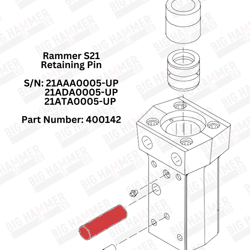 Rammer S21 Tool Retaining Pin
