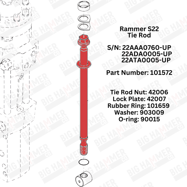 Rammer S22 Side Bolt Complete