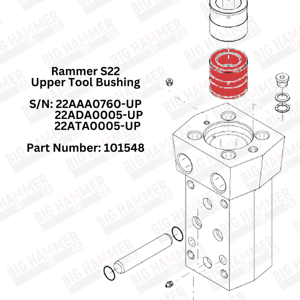 Rammer S22 Upper Bushing