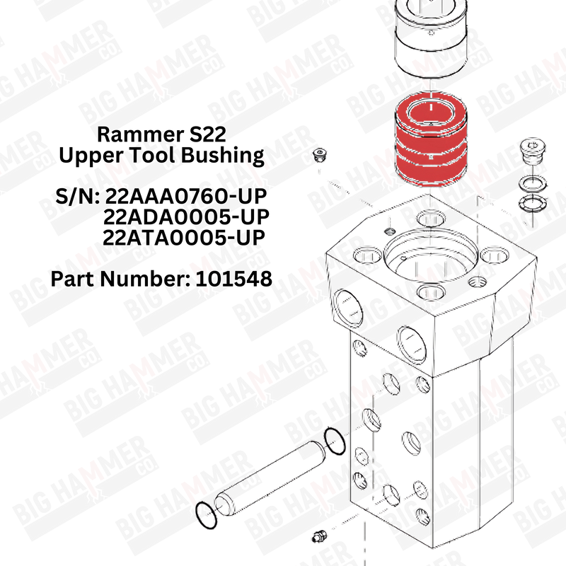 Rammer S22 Upper Bushing