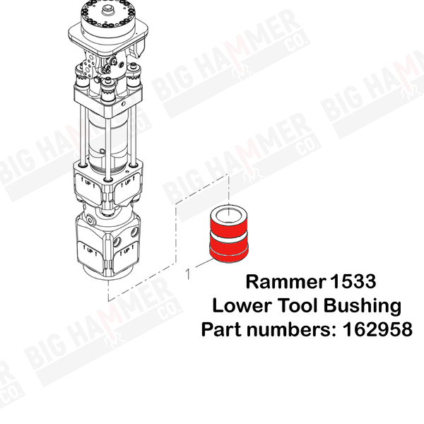 Rammer 1533 Lower Bushing