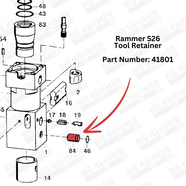 Rammer S26 Tool Retainer