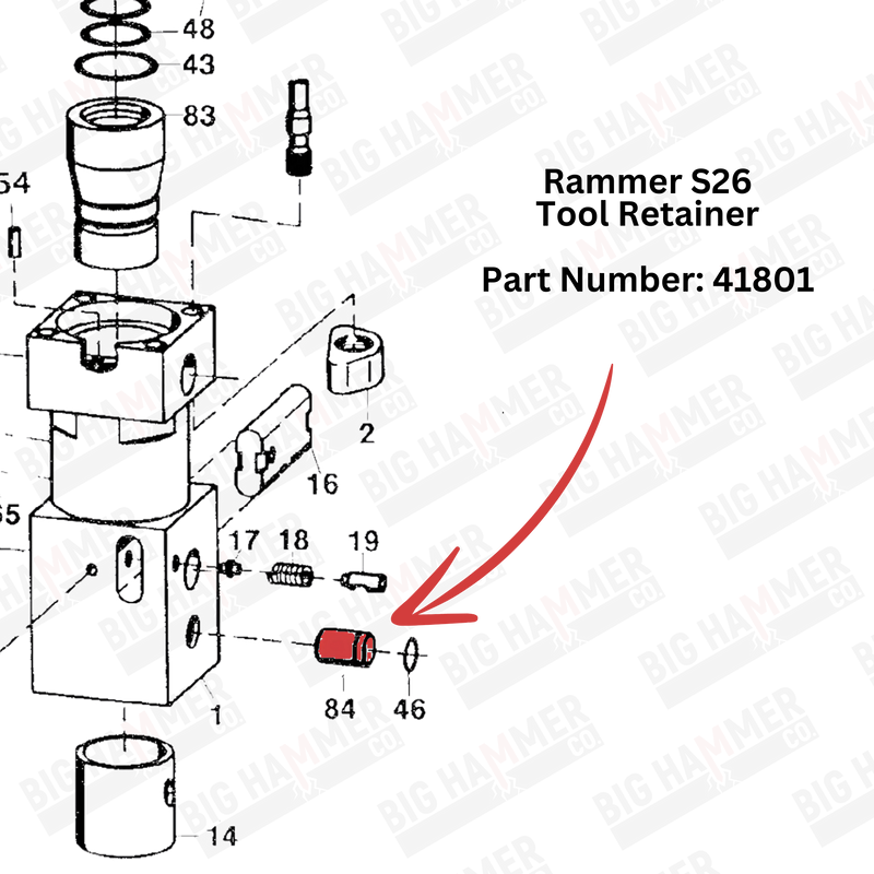 Rammer S26 Tool Retainer