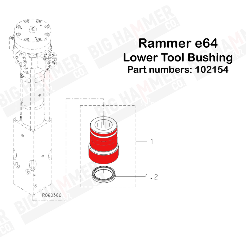 Rammer E64 Lower Bushing