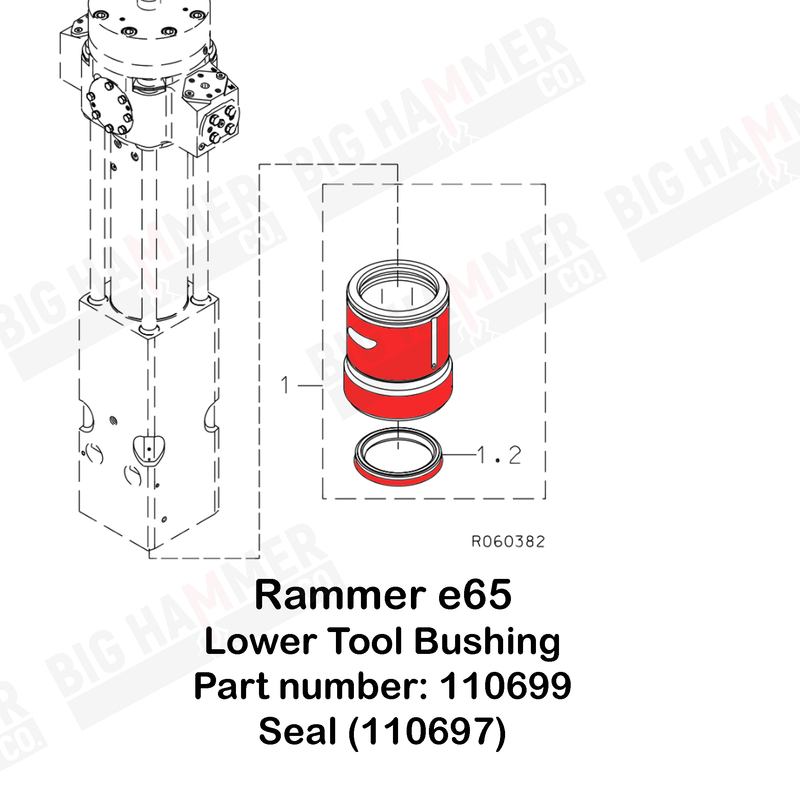 Rammer E65 Lower Bushing