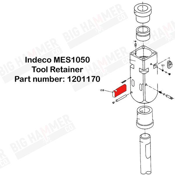 Indeco MES1050 Tool Retainer