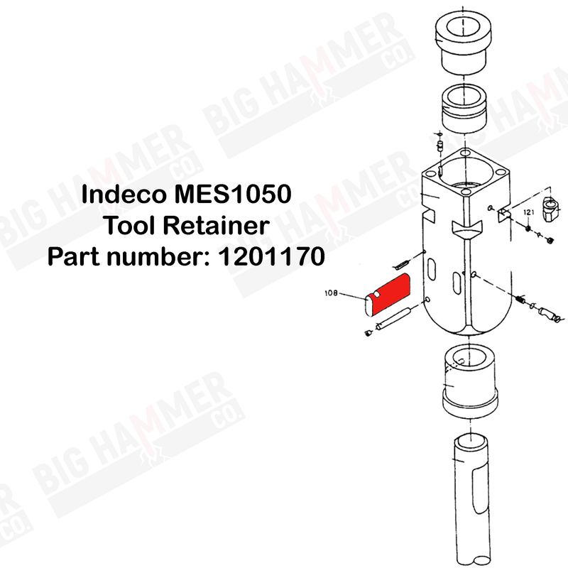 Indeco MES1050 Tool Retainer