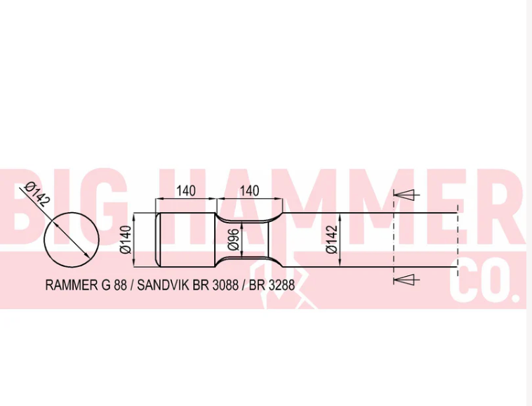 Allied BR3288, Rammer G88 Points & Chisels